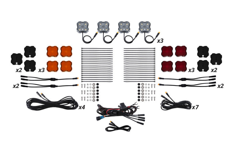 DIODD7747-Diode Dynamics Single-Color Rock Light Installer Magnet Mount Kit (12-pack)-Light Accessories and Wiring-Diode Dynamics