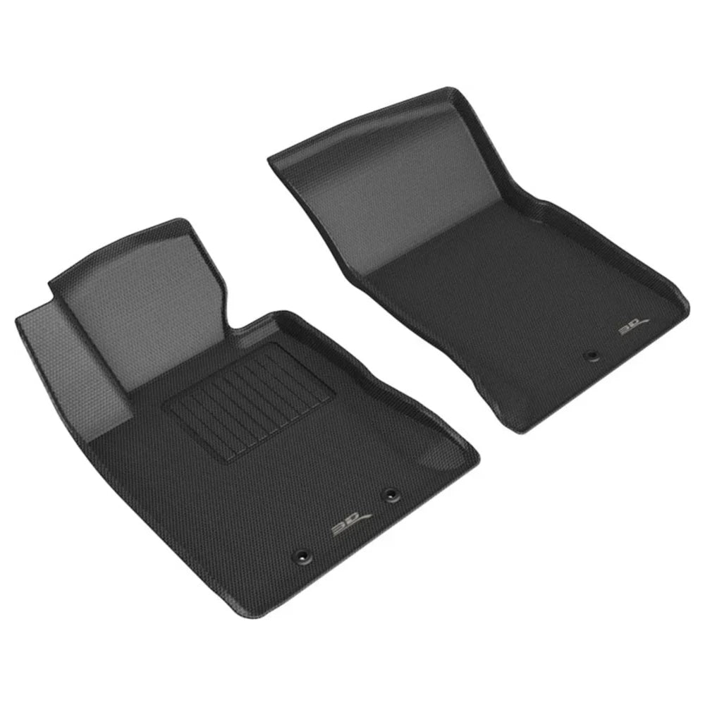 3D MAXpider 2012-2016 Hyundai Genesis Kagu 1st Row Floormat - Black - Black Ops Auto Works