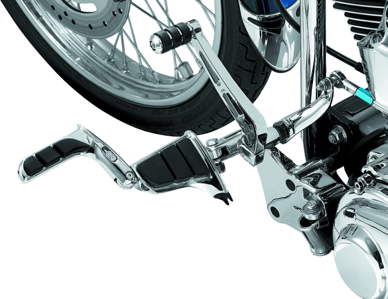 KUR4466-Kuryakyn Swingwing Peg With Male Mount Adapter Chrome-Footpegs-Kuryakyn