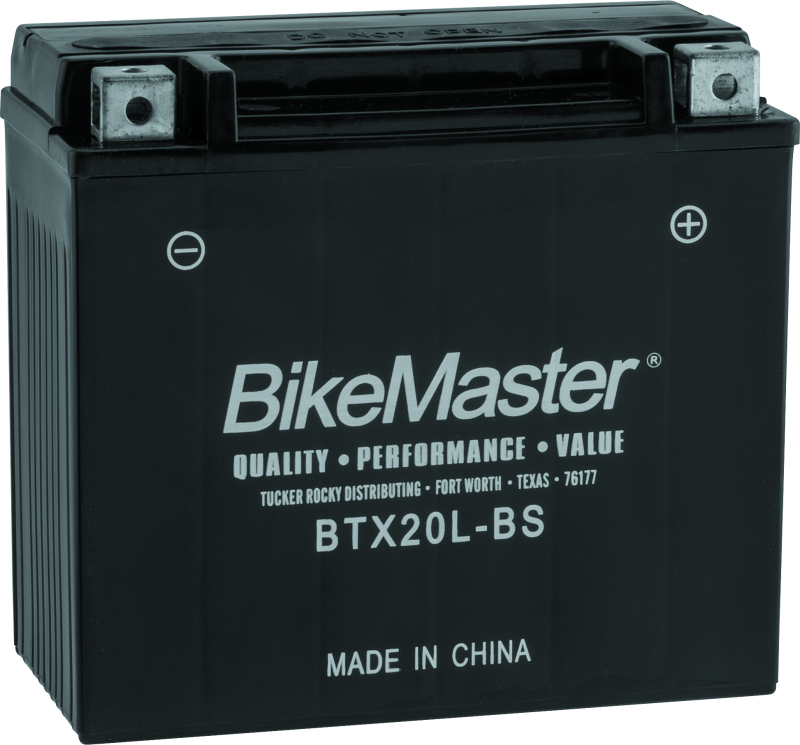 BKM781314-BikeMaster BTX20L-BS Battery-Batteries-Bike Master