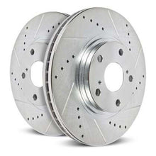 Load image into Gallery viewer, PowerStop AR85229XL Left Front Drilled and Slotted Rotor - 2024-2025 Ford Mustang - image 1