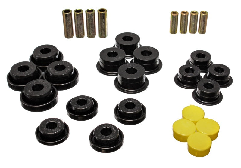 Energy Suspension 97-06 Jeep Wrangler TJ/YJ Black Front Control Arm Bushings (Must reuse OEM Outer S-Bushing Kits-Energy Suspension