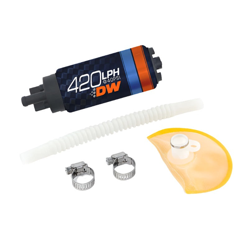 DWK9-421-1019-Deatschwerks DW420 Series 420lph In-Tank Fuel Pump w/ Install Kit For Mazda RX-8 04-08-Fuel Pumps-DeatschWerks