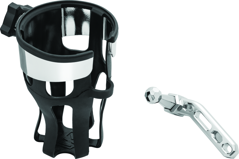 KUR6484-Kuryakyn Reflex Drink Holder-Perch Mount Chrome-Cup Holders-Kuryakyn