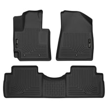 Load image into Gallery viewer, Husky Liners 2016 Kia Soul Weatherbeater Black Front &amp; 2nd Seat Floor Liners (Footwell Coverage) - Husky Liners HSL99611