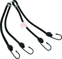 Load image into Gallery viewer, BKM100171-BikeMaster 24in Heavy Duty 4-Hook Bungee - Black-Cargo Tie-Downs-Bike Master