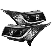 Load image into Gallery viewer, Spyder Chevy Cruze 11-14 Projector Headlights Light Tube DRL Blk PRO-YD-CCRZ11-LTDRL-BK-Headlights-SPYDER