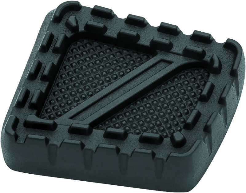 KUR3577-Kuryakyn Riot Brake Pedal Pad FX Models Satin Black-Pedals-Kuryakyn