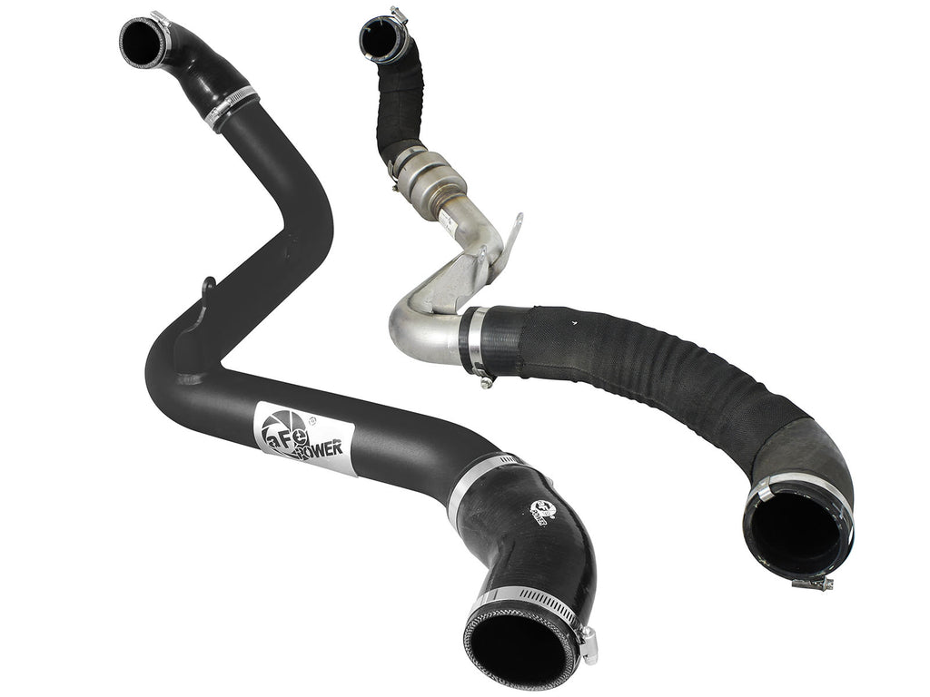 aFe aFe Bladerunner 2.5in Intercooler Hot Side Tubes, 13-14 Ford Focus ST 2.0L (t) *Black*