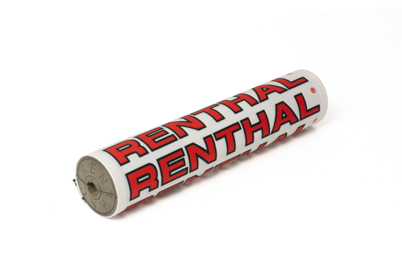 RENP351-Renthal Vintage SX Pad - White/ Black/ Red-Bar Pads-Renthal