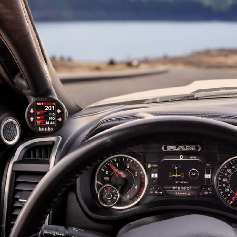 GBE63363-Banks Power 19-23 Dodge RAM 2500/3500 - iDash Stealth Pod Mount 52mm-Gauge Pods-Banks Power