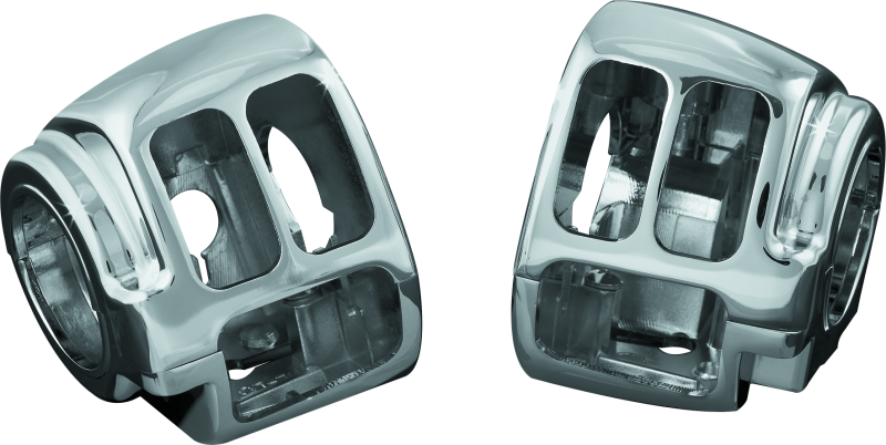 KUR1747-Kuryakyn Switch Housings Chrome-Switch Panels-Kuryakyn