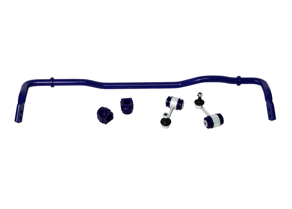 Superpro Superpro 2022 Volkswagen Golf R 2-Position HD Adjustable 24mm Rear Sway Bar & End Link Kit