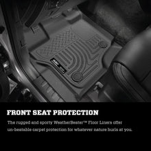 Load image into Gallery viewer, Husky Liners 17-19 F-250/F-350/F-450 Crew Cab Weatherbeater Black Front &amp; 2nd Seat Floor Liners-Floor Mats - Rubber-Husky Liners