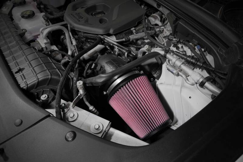 K&N 63-1595 cold air intake kit installed on Jeep Grand Cherokee