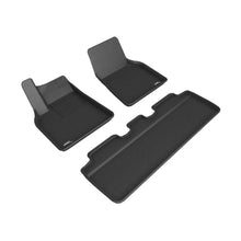 Load image into Gallery viewer, 3D MAXpider 21-22 Tesla Model Y 1st &amp; 2nd Row Floormats - Black - Black Ops Auto Works