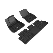Load image into Gallery viewer, 3D MAXpider 2018-2019 Tesla Model 3 Kagu 1st Row Floormat - Black - Black Ops Auto Works