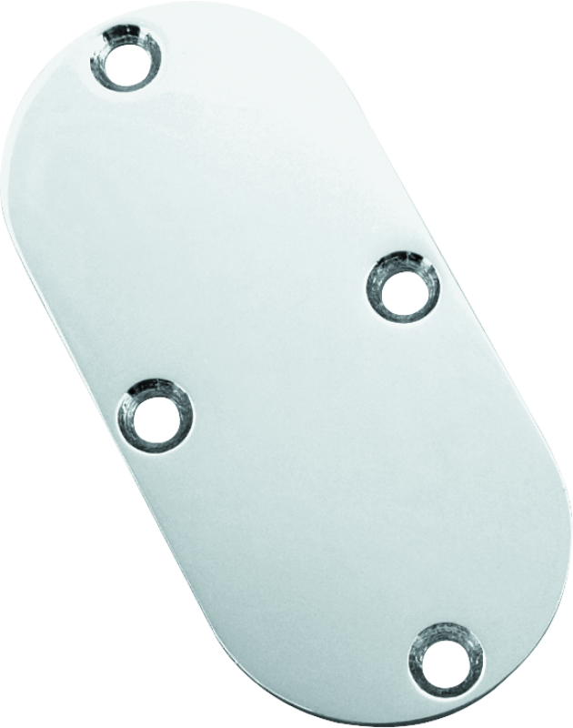 BKC490592-Bikers Choice 65-86 FL FX 4 Speed Chrome Inspection Cover Replaces H-D 60572-78T No Shifter Hole-Engine Covers-Bikers Choice