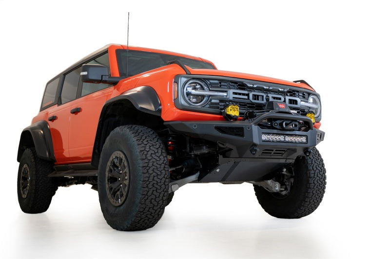 ADDF260181060103-Addictive Desert Designs 22-23 Ford Bronco Raptor Rock Fighter Front Bumper-Bumpers - Steel-Addictive Desert Designs