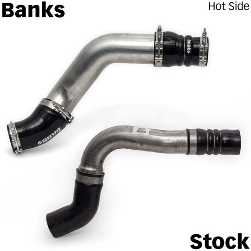 GBE26006-Banks Power 19-21 Ram 2500/3500 6.7L Cummins Boost Tube Upgrade Kit - Red Raw Finish-Intercooler Ducting-Banks Power
