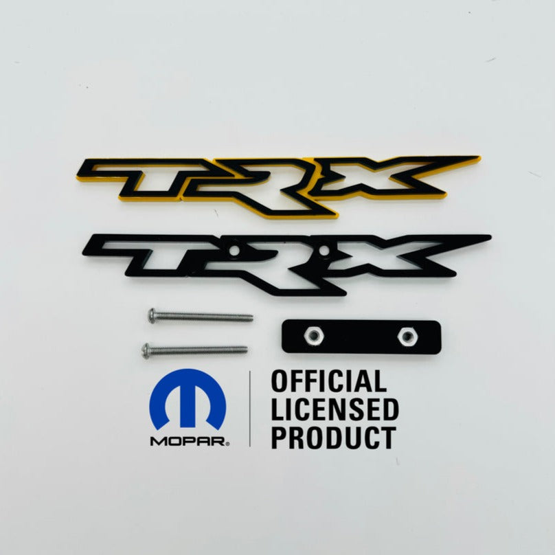 RAM TRX Grille Badge/Emblem 7.2"x1.1" (Single) - Exotic Innovations-Exterior Trim-Exotic Innovations