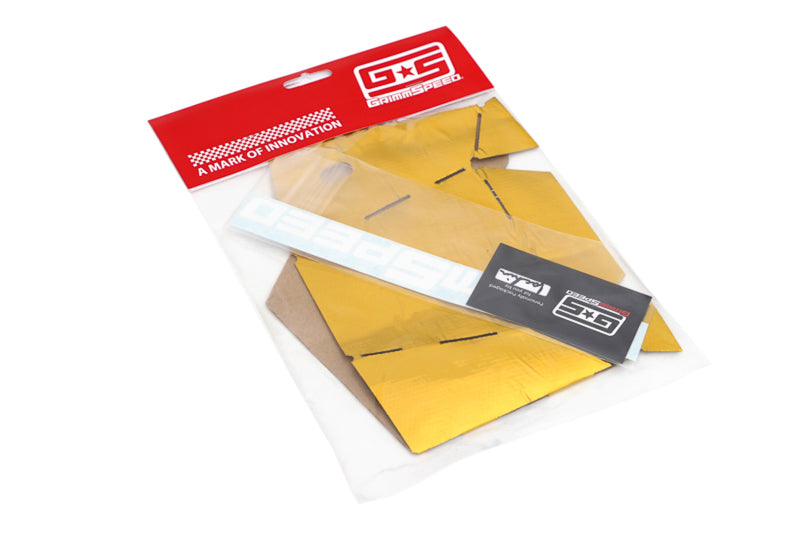 GRM092018-GrimmSpeed Turbo Heat Shield Reflect -A -Gold Foil-Heat Shields-GrimmSpeed
