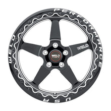 Load image into Gallery viewer, WELS90470071P00-Weld S904 17x10 Ventura Beadlock 5x115 ET00 BS5.50 Gloss BLK MIL DIA 78.1-Wheels - Cast-Weld