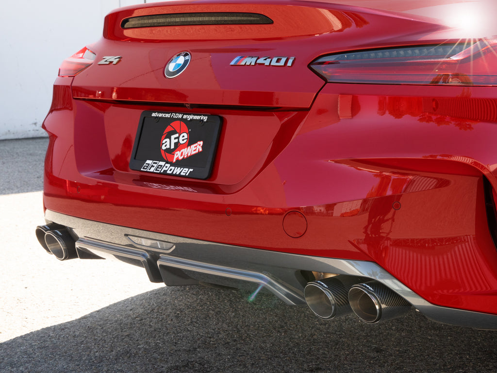 aFe aFe 19-24 BMW Z4 M40i (G29) B58 Turbo MACH Force-Xp 3in to 2-1/2in SS CB Exhaust System - Carbon