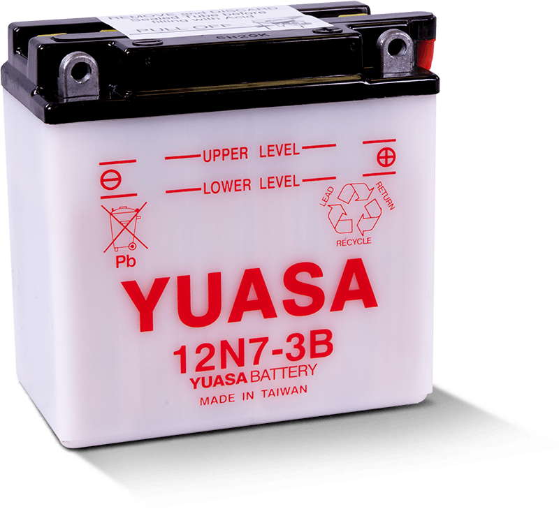 Yuasa 12N7-3B Conventional 12 Volt Battery-Batteries-Yuasa Battery