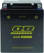 Load image into Gallery viewer, QBS401384-QuadBoss 11-12 Arctic Cat 350 Maintenance-Free AGM Battery-Batteries-QuadBoss