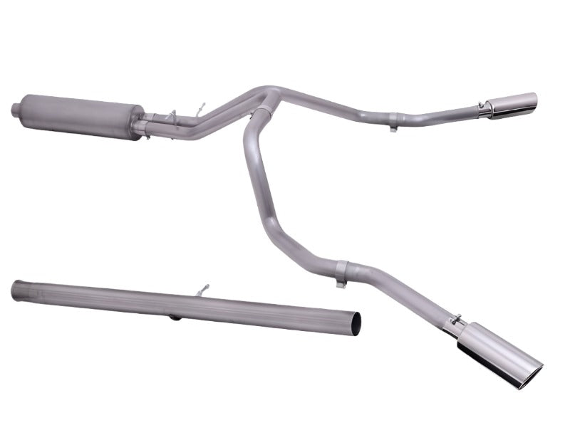 GIB65712-Gibson 19-23 Silverado/GMC Sierra 1500 5.3L Crew Cab Cat-Back Dual Sport Exhaust-Catback-Gibson