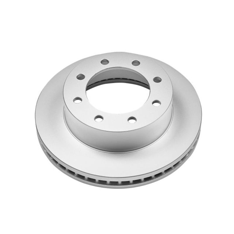 PSBAR85107EVC-Power Stop 05-12 Ford F-250 Super Duty Front Evolution Geomet Coated Rotor-Brake Rotors - OE - Cryo-PowerStop