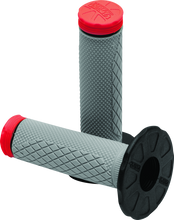 Load image into Gallery viewer, PTR024872-ProTaper Tri Density Full Diamond MX Grips - Red-Grips-ProTaper