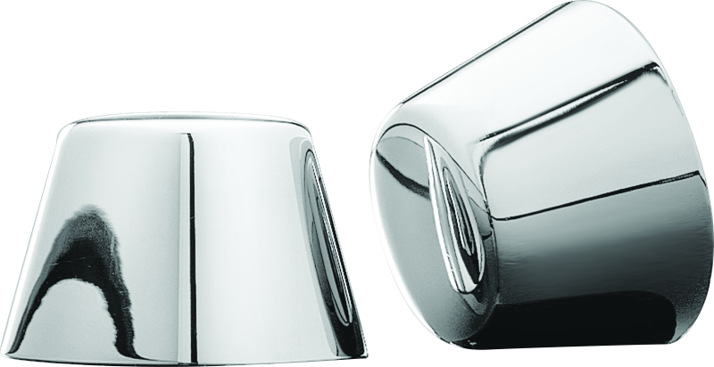 KUR1201-Kuryakyn Front Axle Nut Caps Chrome-Hardware - Singles-Kuryakyn