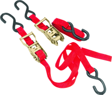Load image into Gallery viewer, BKM100522-BikeMaster Tiedown 1in Rachet - Red-Cargo Tie-Downs-Bike Master