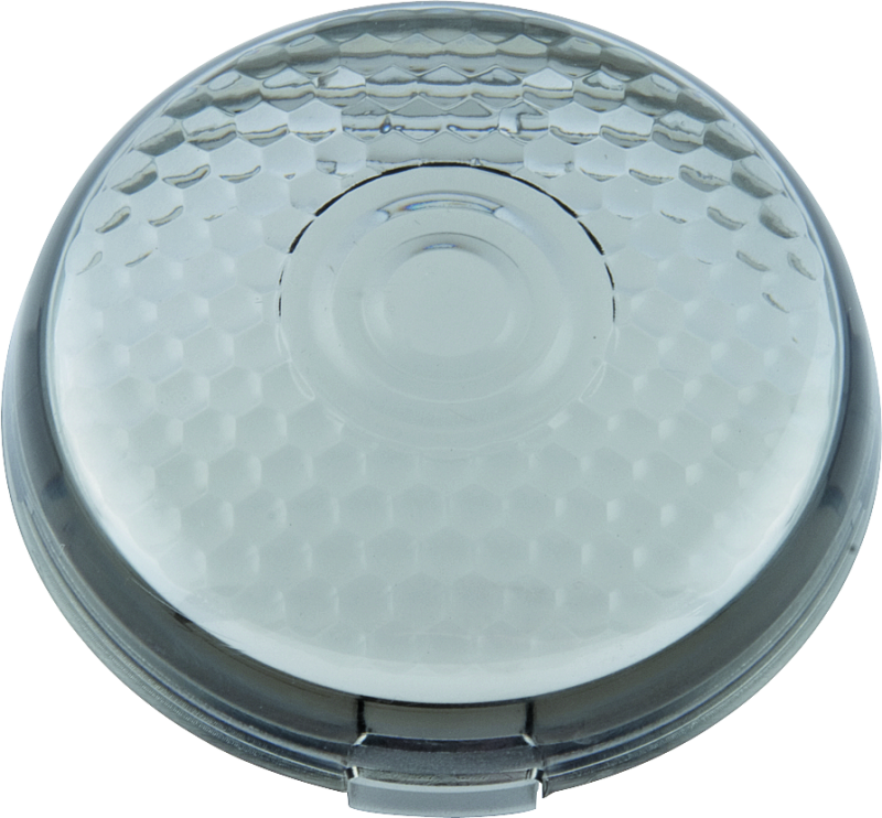 BKC489869-Bikers Choice Replacement Honycomb Smoke Lens For LED Bullet Turn Signal-Lights Corner-Bikers Choice