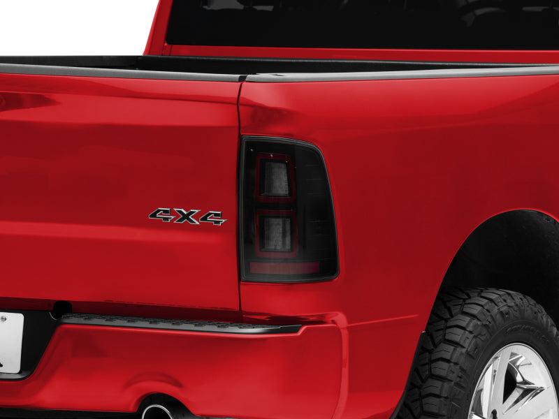 RAXR110172-Raxiom 09-18 Dodge RAM 1500 LED Tail Lights- Black Housing (Smoked Lens)-Tail Lights-Raxiom