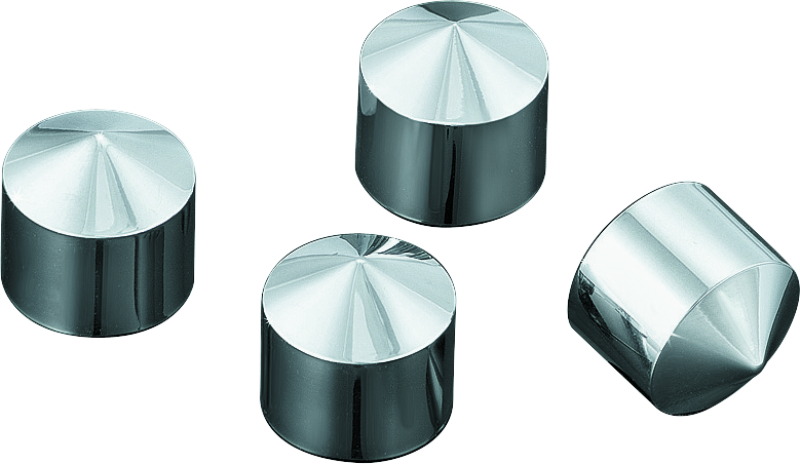 KUR8372-Kuryakyn Peaked Rocker Box Bolt Covers 4 Piece Twin Cam & Milwaukee-8-Bolts-Kuryakyn