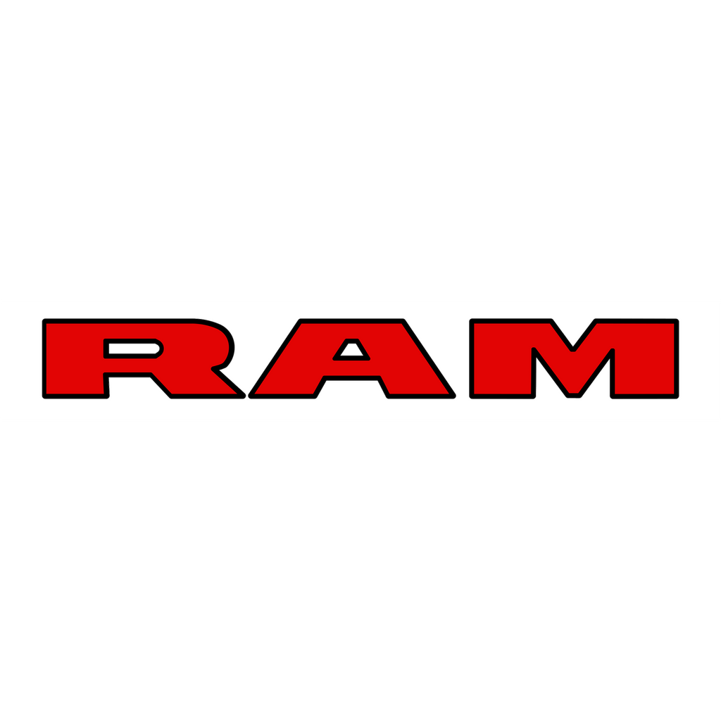 RAM Tailgate Letters-Exterior Trim-Exotic Innovations