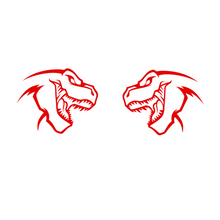 Load image into Gallery viewer, Trex Head Badge / Emblem: 3.6" x 3.4" (Pair)-Exterior Trim-Exotic Innovations