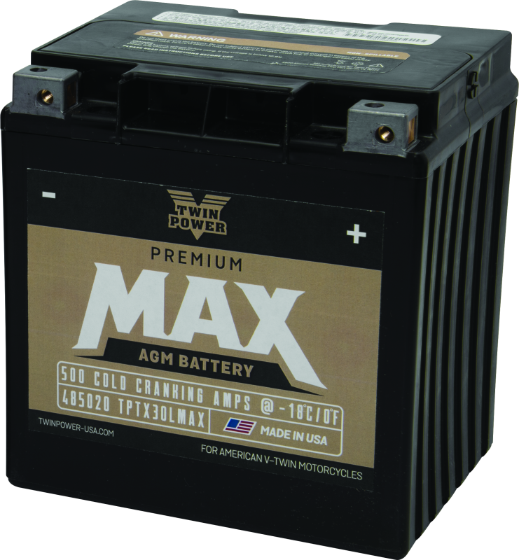 TWP485020-Twin Power GYZ-32HL Premium MAX Battery Replaces H-D 66010-97A Made in USA-Batteries-TwinPower