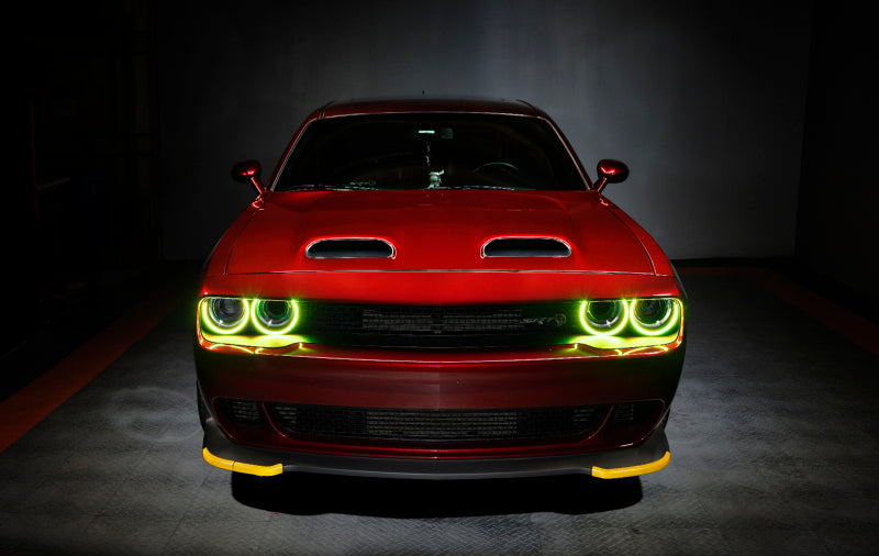 Oracle 15-21 Dodge Challenger Dynamic Surface Mount Headlight Halo Kit - ColorSHIFT - Dynamic-Fog Lights-ORACLE Lighting