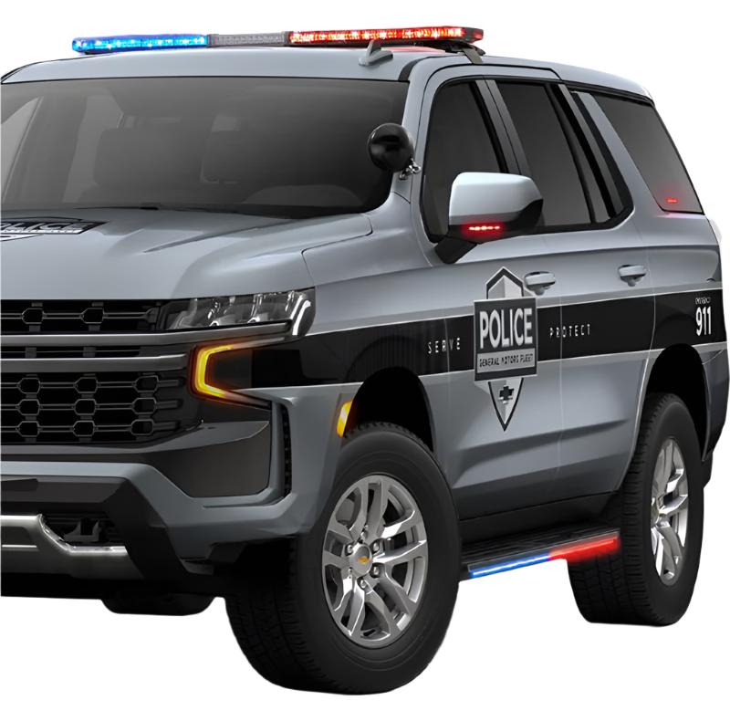 PUT931300960-Putco 15-23 Chevrolet Tahoe / Suburban / Yukon / Yukon XL Blade Rocker Kits Sideliners - Amber/White-Light Tailgate Bar-Putco