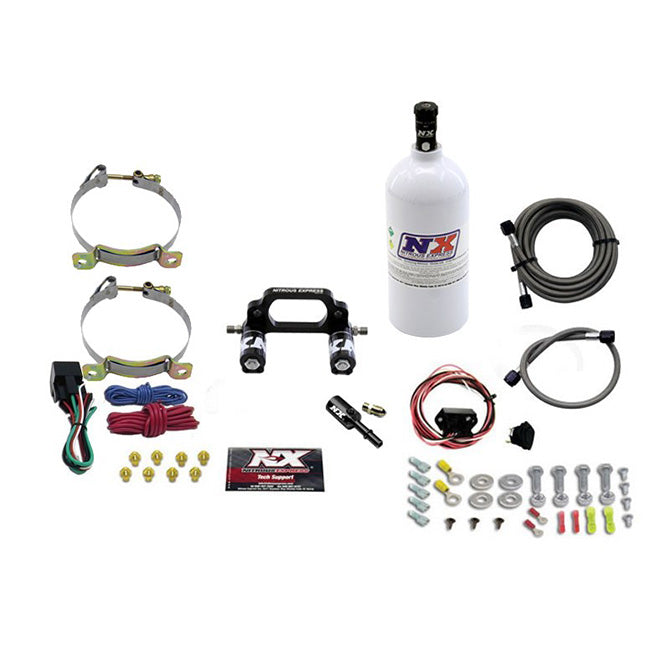 -Nitrous Express Polaris RZR 800cc Nitrous Plate Kit w/2.5lb Bottle-Nitrous Systems-Nitrous Express