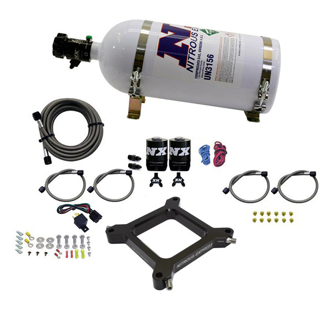 -Nitrous Express 4150 Assassin Plate Pro Power Nitrous Kit (100-500HP) w/10lb Bottle-Nitrous Systems-Nitrous Express