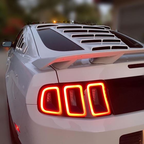 2005-2014 Ford Mustang S197 Louver-Window Louvers-GlassSkinz