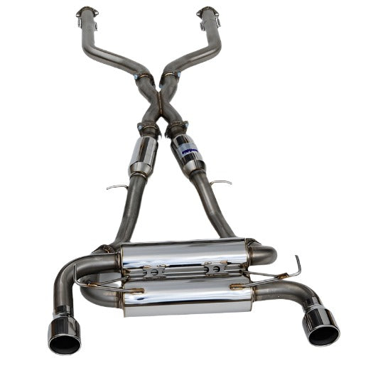 Invidia 2022+ Nissan Z 70mm Gemini Cat Back Exhaust - Rolled SS Tips-Catback-Invidia