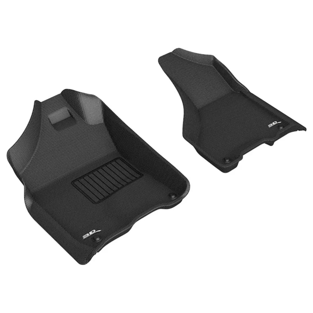 3D MAXpider 2012-2020 Dodge Ram 1500 Crew/2500/3500 Crew/Mega Kagu 1st Row Floormat - Black - Black Ops Auto Works