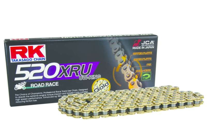 RKCGB520XRU-120-RK Chain GB520XRU-120L U-Ring - Gold-Chains-RK Chain