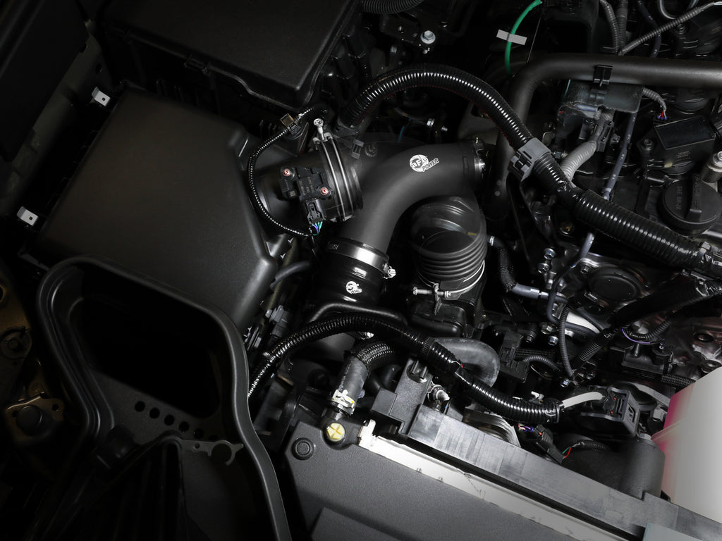 aFe aFe 2024+ Toyota Tacoma BladeRunner 2.5in & 3in Aluminum Hot & Cold Charge Pipe Kit - Black